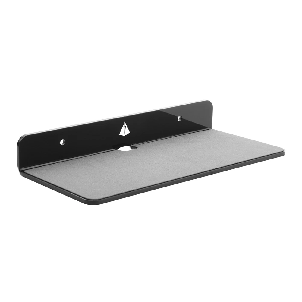 

Wall Speaker Holder Black Floating Shelf Bracket for Home Storage Rack Mounting Speaker Wall MountBracket Space Efficient Living