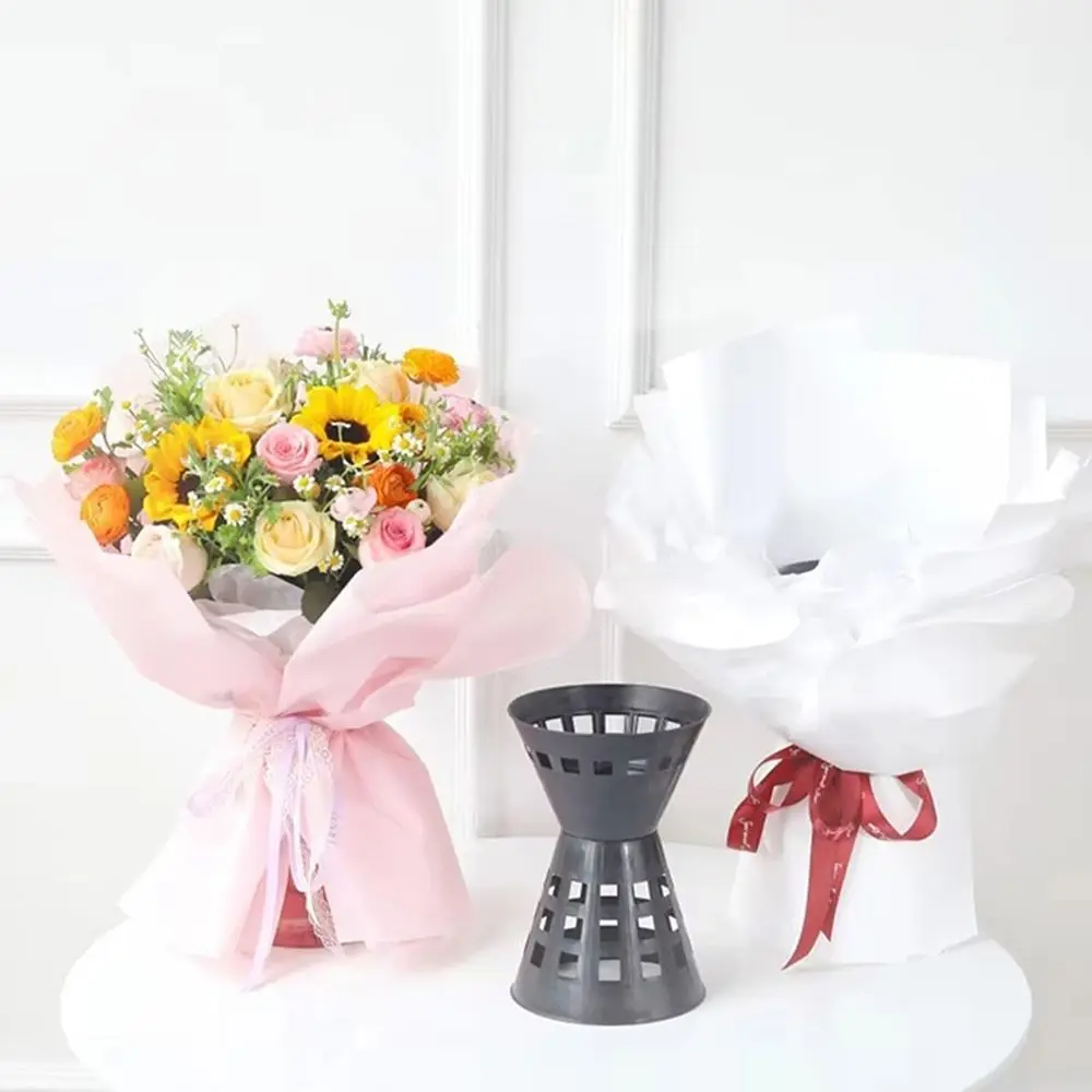Plastic Flower Packaging Liner DIY Quick Flower Bouquet Base Flower Accessories Bouquet Wrapping for Flowers Store Party Shop