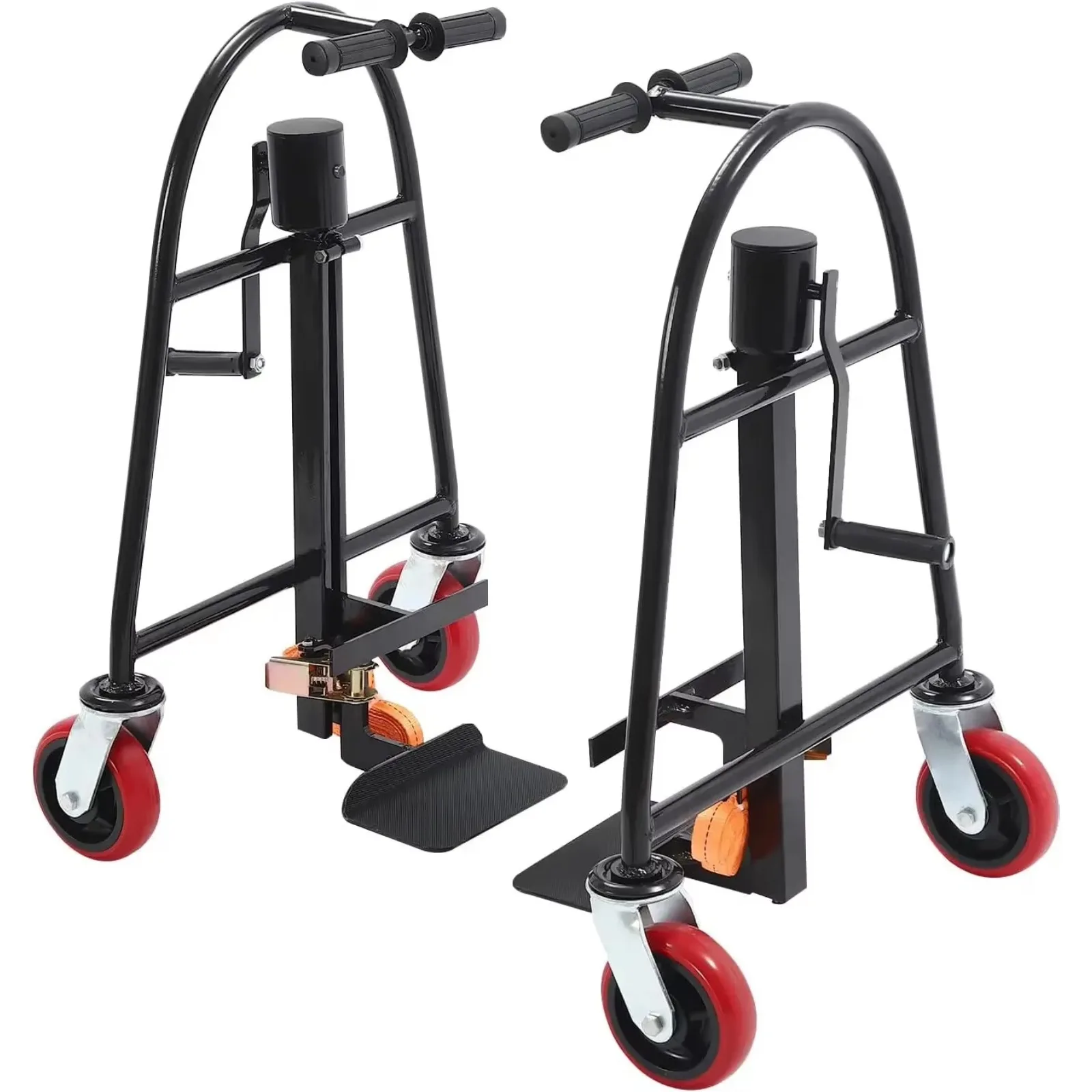 

Heavy-Duty Manual Furniture Transport Tool 1,300 lb Lifter with Wheels, Set of 2, 1,300 lb, for Moving, Office, and Storage