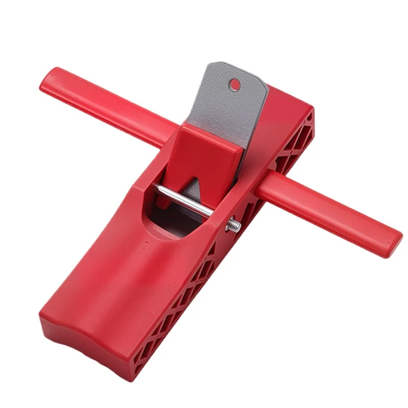 Woodworking Concave Hand Plane, Labor-Saving Steel Blade Chamfer Plane, Portable ABS Wood Planer Tool