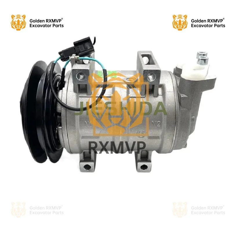 For Hitachi EX200 EX210 EX240 EX250 EX330-3 Electronic Injection Air Conditioning Compresso Air Conditioning Pump Excavator