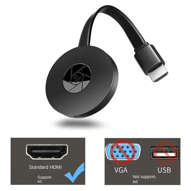 Receptor Dongle de TV G2 para MiraScreen, compatível com HDMI, Miracast, HDTV Display, Stick para IOS, Android