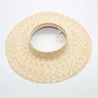 Summer Empty Top Round Sun Hats For Women Elegant Wide Large Brim Beach Straw Hat Casual Panama Caps Uv Protection Cap Sombrero - Image 5