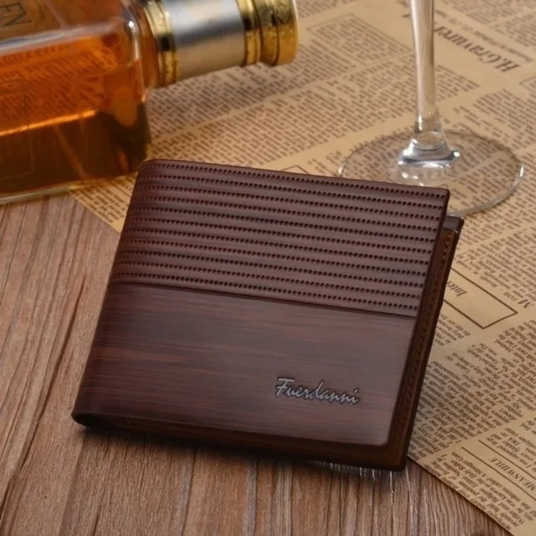 1pc Men Fashion Billfold Leather Wallet Credit Card Purse Clutch Bifold - view 5