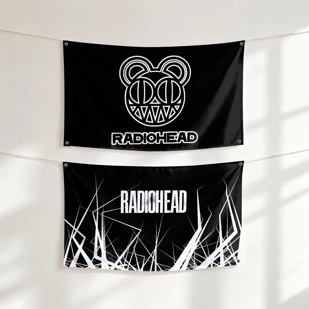Rock Band R-Radiohead Flags Outdoor Garden Flag Banner Decorative Yard for Home Patio Lawn Seasonal Holiday Party