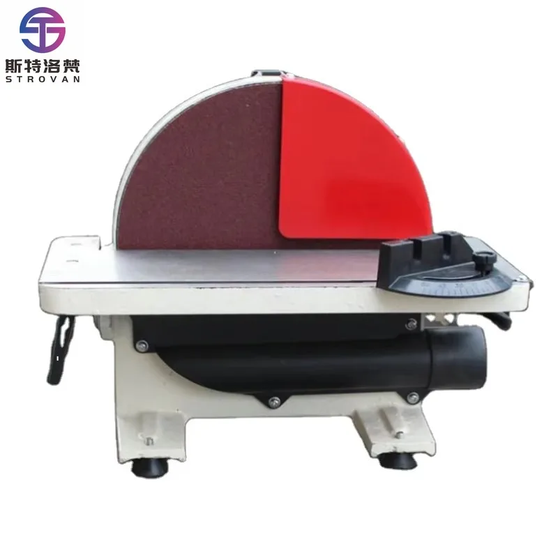 12-Inch Electric TEFC Motor Sanding Tool with Miter Gauge Wood Grinding Polishing Machine for Metal Electric Bench Disc Sander
