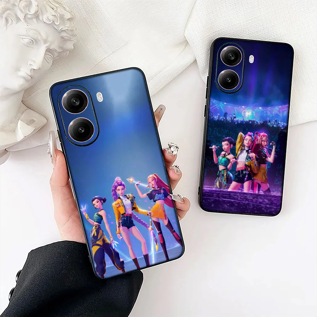 for Samsung Galaxy S22 S20 S21 FE Ultra Plus A15 A16 A25 A26 A33 A34 A56 5G Phone Case Rumi KPop Zoey Demon Mira Hunters Jinu