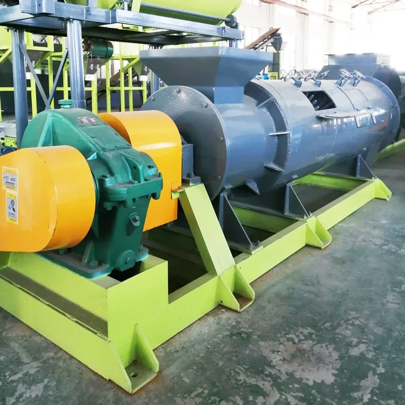 Poultry Manure Organic Fertilizer Stirring Teeth Granulator Fertilizer Manure Pelletizer Machine