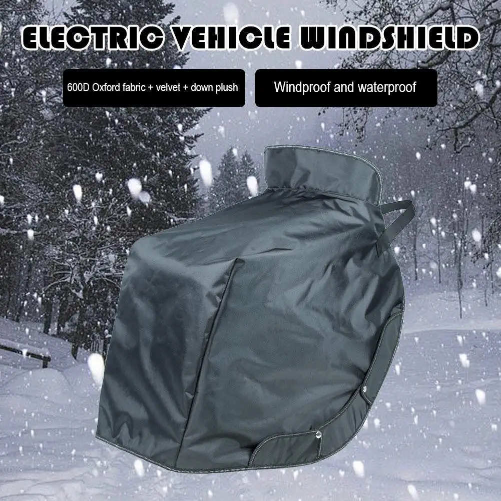 

Scooter Windshield Leg Warmer Cover Anti-drift Windproof Waterproof Warm Thermal Pad For Motorcycle Electric Bike Winter Ri I4h1