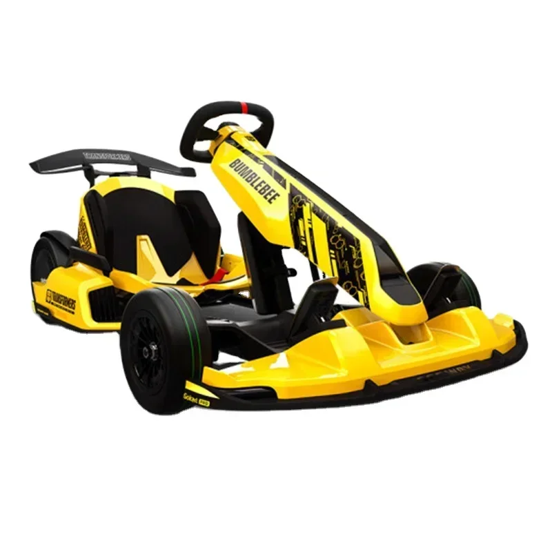 

Hot SaleGo Kart Pro For Bumblebee Edition Electric Ride On Drift Kart Upgraded Pedal Gokarts For Kids Adult