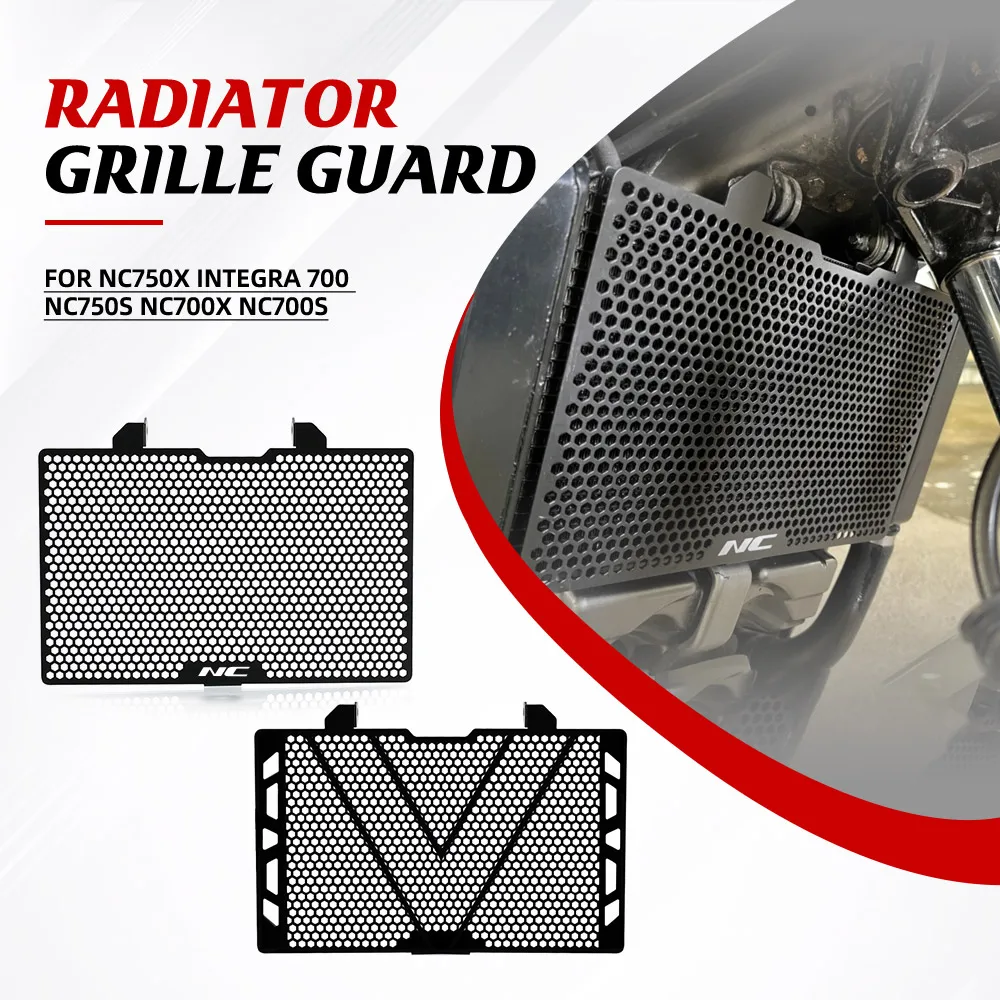 

FOR HONDA NC750X 2014-2026 2025 Integra 700 ALL YEAR NC750S NC700X NC700S Radiator Guard Grille Cover Protector Protective Grill