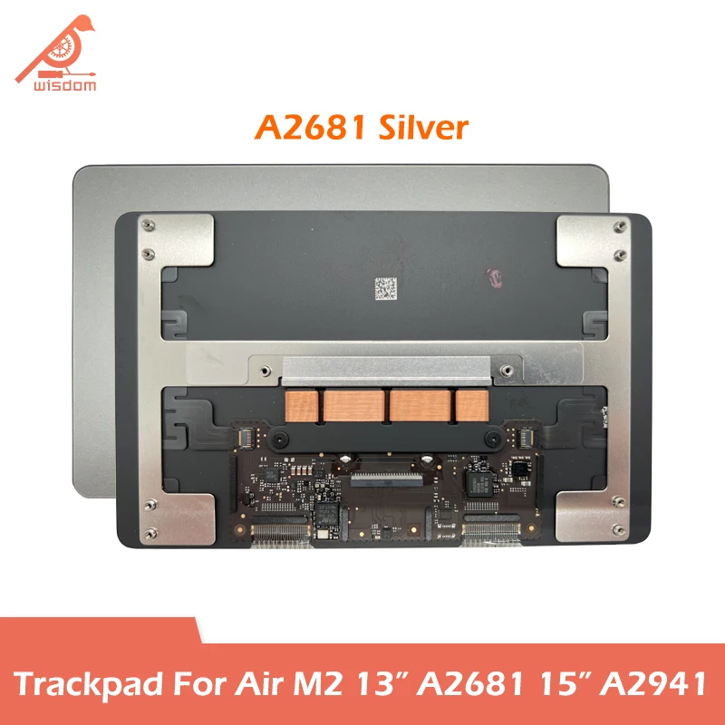 MacBook Air 13 15 A2681 A2941 Trackpad Replacement Silver Grey