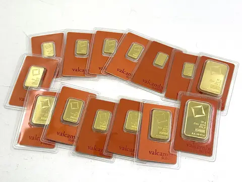 1g/2.5g/10g/20g/31g/50g Swiss Gold Bar Seal Packaging Independent Serial Number No Magnetic