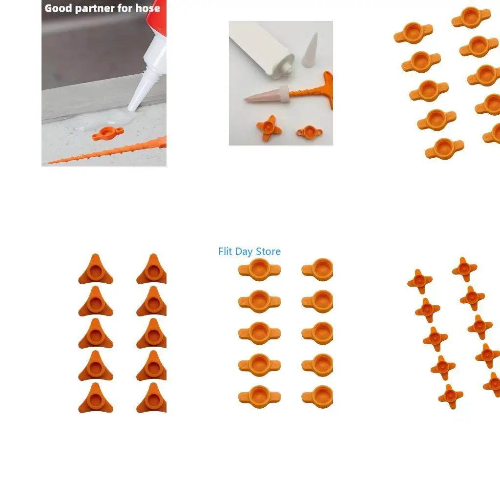 F92C 10Pcs Universal Sealant Saver Cap Plastic Glass Glues Sealing Cap Easy to Install
