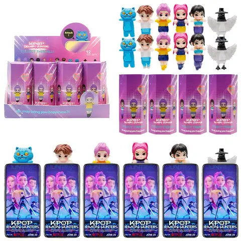 2025 Hot selling K pop Demon Hunters Blind Box Series Anime Figures Ornaments Dolls Fans Children Birthday Gift Random Blind Box