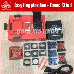 2025 version Full set Easy Jtag plus box + MOORC E-MATE X E MATE PRO BOX EMMC BGA 13 IN 1 For HTC/ Huawei/LG/Motorola /Samsung..