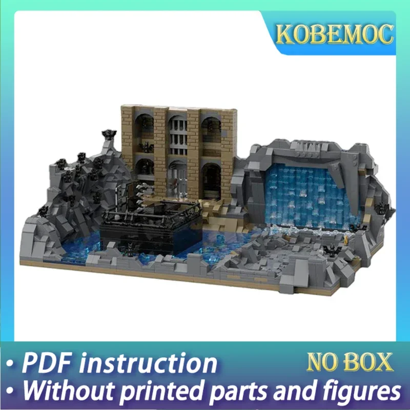 

Popular Hero Movie Model Moc Building Bricks Dark Knight Batcave Technology Modular Blocks Gifts Christmas Toy DIY Sets Assembly