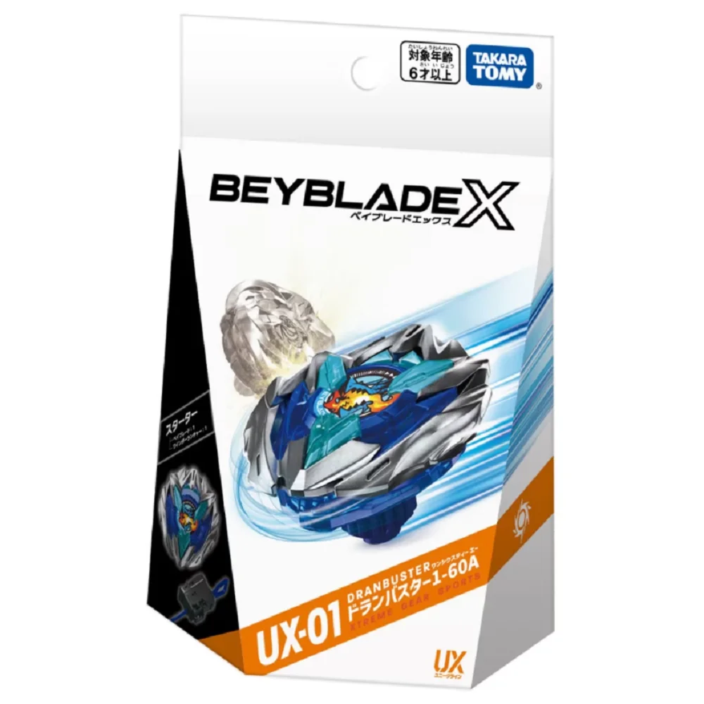 Original Takara Tomy Beybladex UX-01 Starter Drumbuster 1-60A