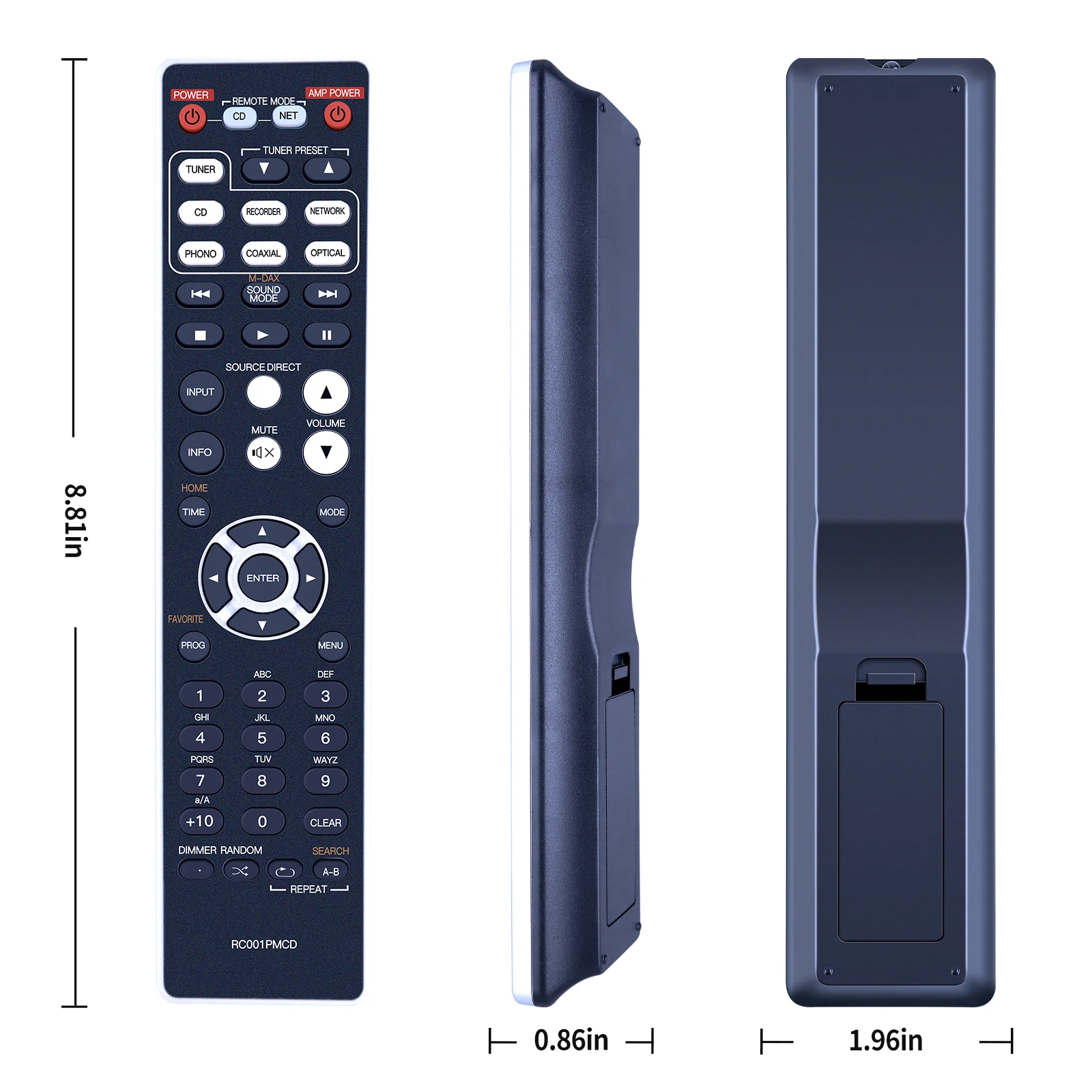 RC001PM telecomando per Marantz RC002PMCD RC003PMCD componente hi-fi lettore CD integrato Stereo