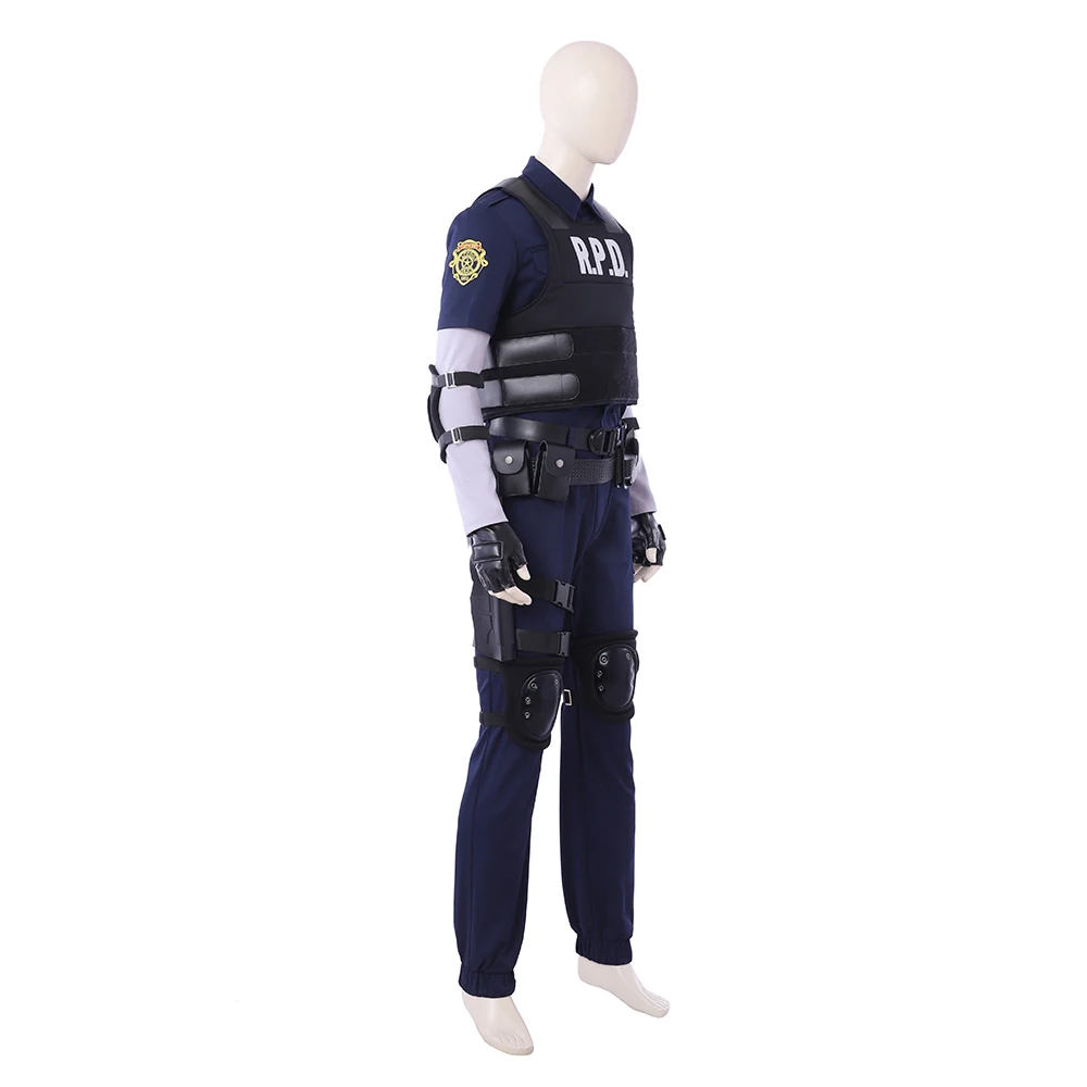 Cosplay-Kostüm Leon Kennedy Herren-Verkleidung Halloween Karneval Anzug Kleidung