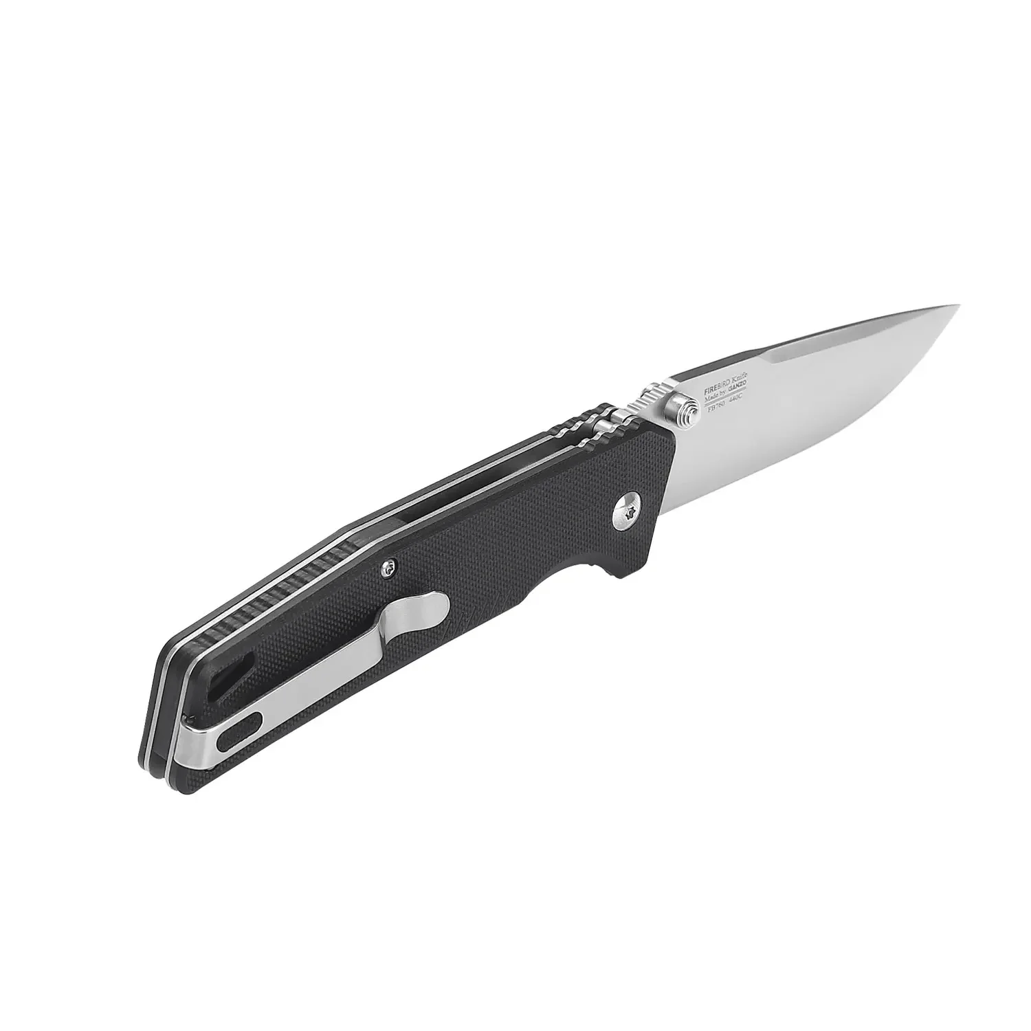 Ganzo Firebird FB7601 58-60HRC 440C G10 or Carbon Fiber Handle with Ball Bearings Mechanism Pocket Folding Knife EDC Tool - view 4