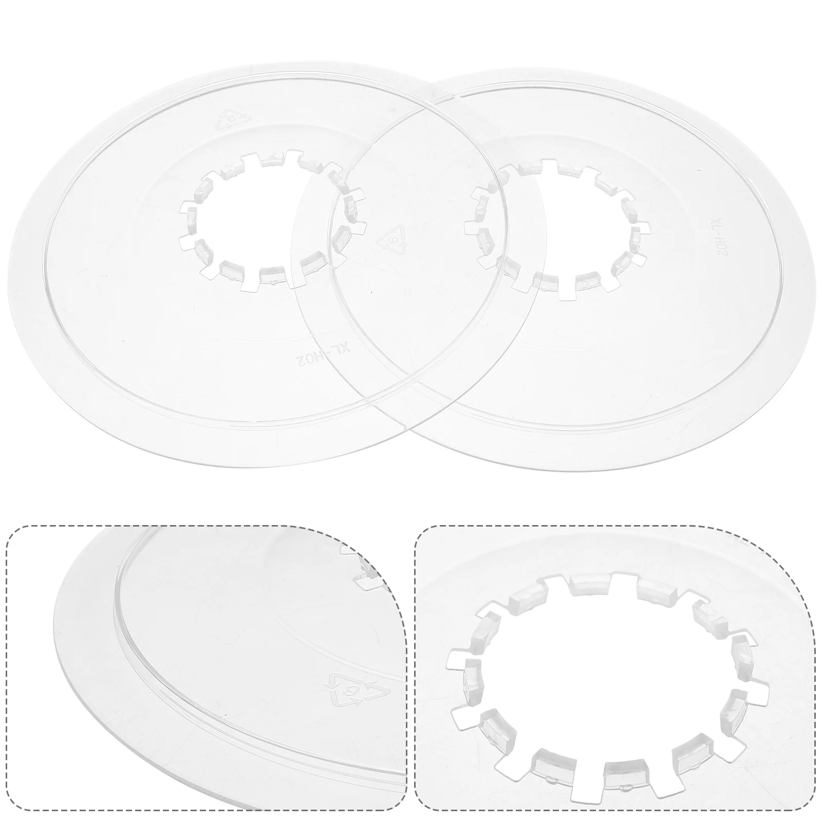 2 pçs bicicleta volante guarda protetor de corrente corda roda dentada dianteira plástico capa freio a disco abs falou