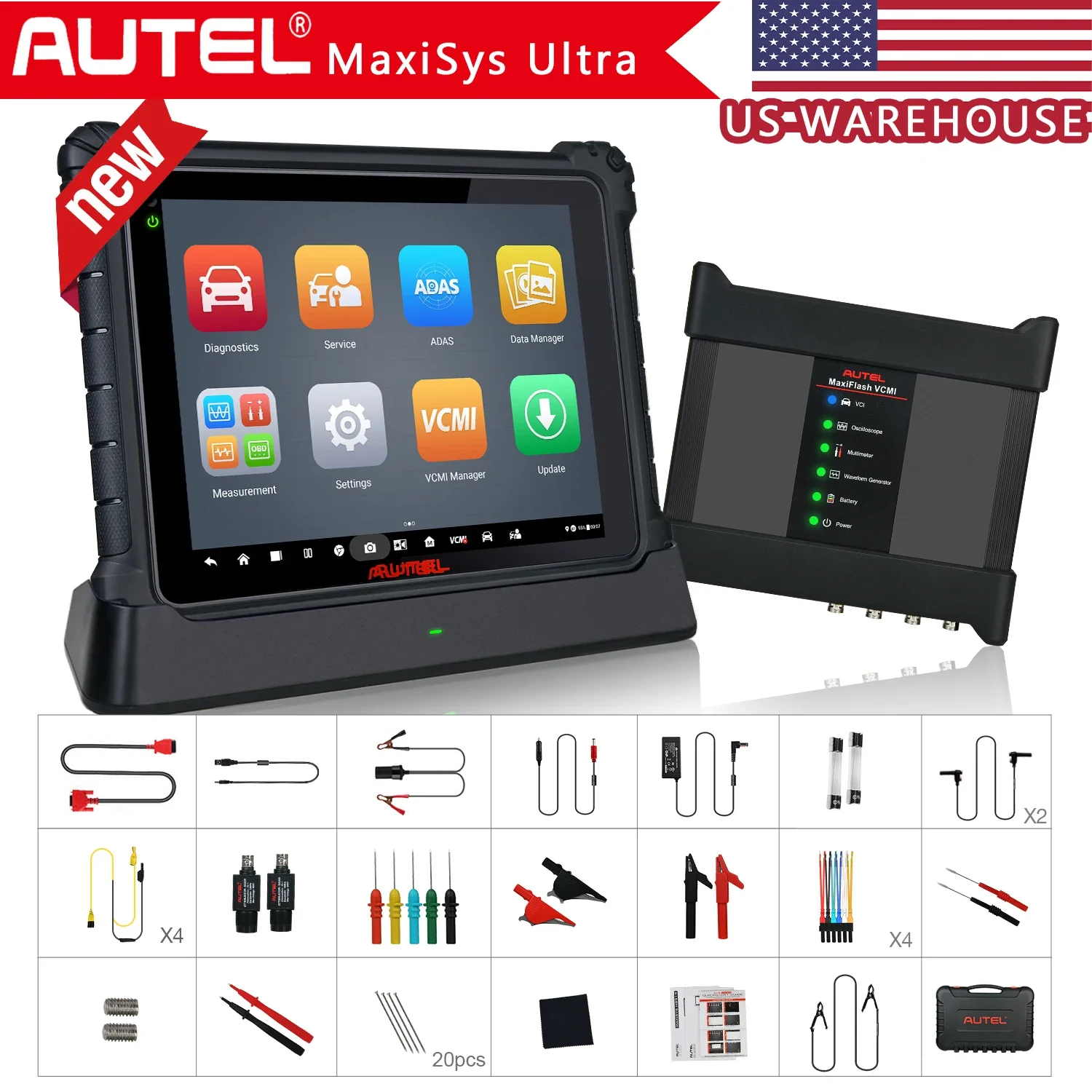 Autel Ultra 1 Year Free Update 40 Service Obd2 Scanner Automotive Diagnostic Computer Advanced Vehicle Tools Autel Maxisys Ultra