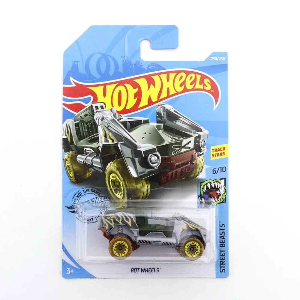 2021-173 BOT WHEELS Original Hot Wheels Mini Alloy Coupe 1/64 Metal Diecast Model Car Kids Toys Gift