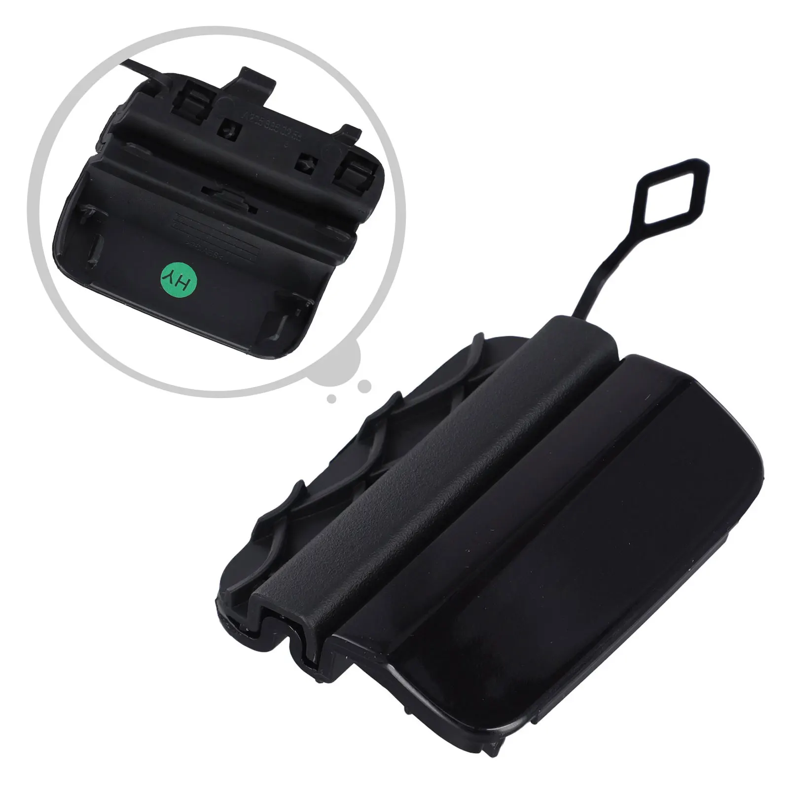 

Заглушка буксировочного крюка заднего бампера, неокрашенная, простая установка, цвет кварцевый красный, для C450 Sport 2015-2018