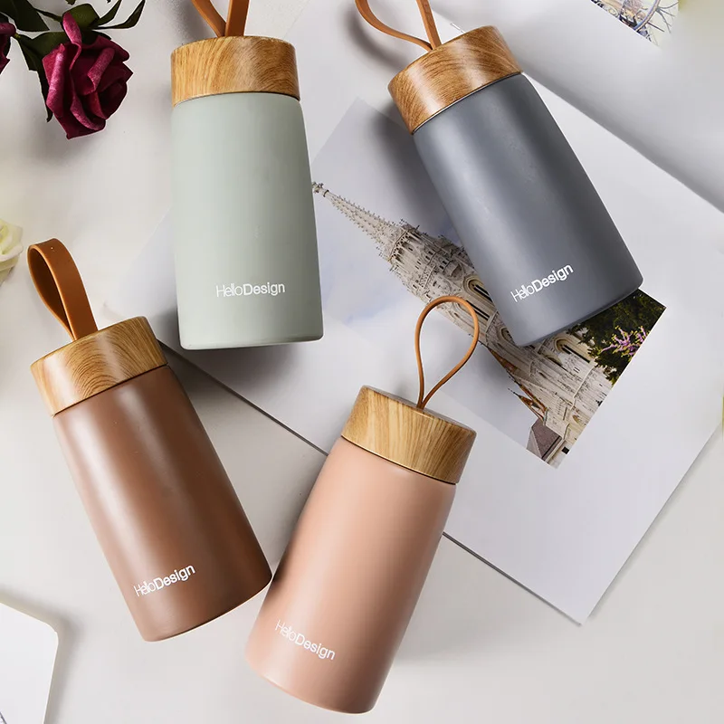 Insulated Coffee Mug 304 Stainless Steel Tumbler Water Thermos Vacuum Flask Mini Water Bottle Portable Travel Mug Thermal Cup