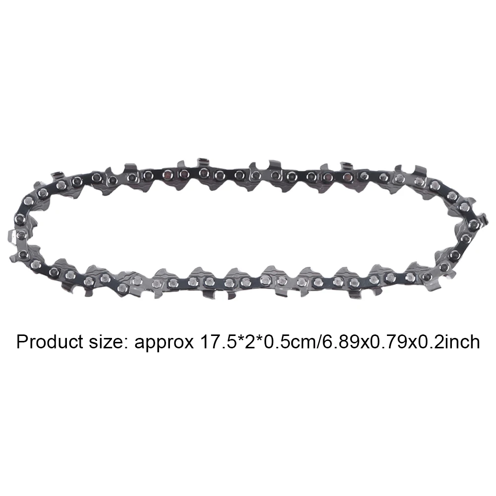

4 Inch Mini Steel Chainsaw Chain 28 Drive Links Replacement Chainsaw Saw Chain Electric Chainsaw Chain for Wood Cutting