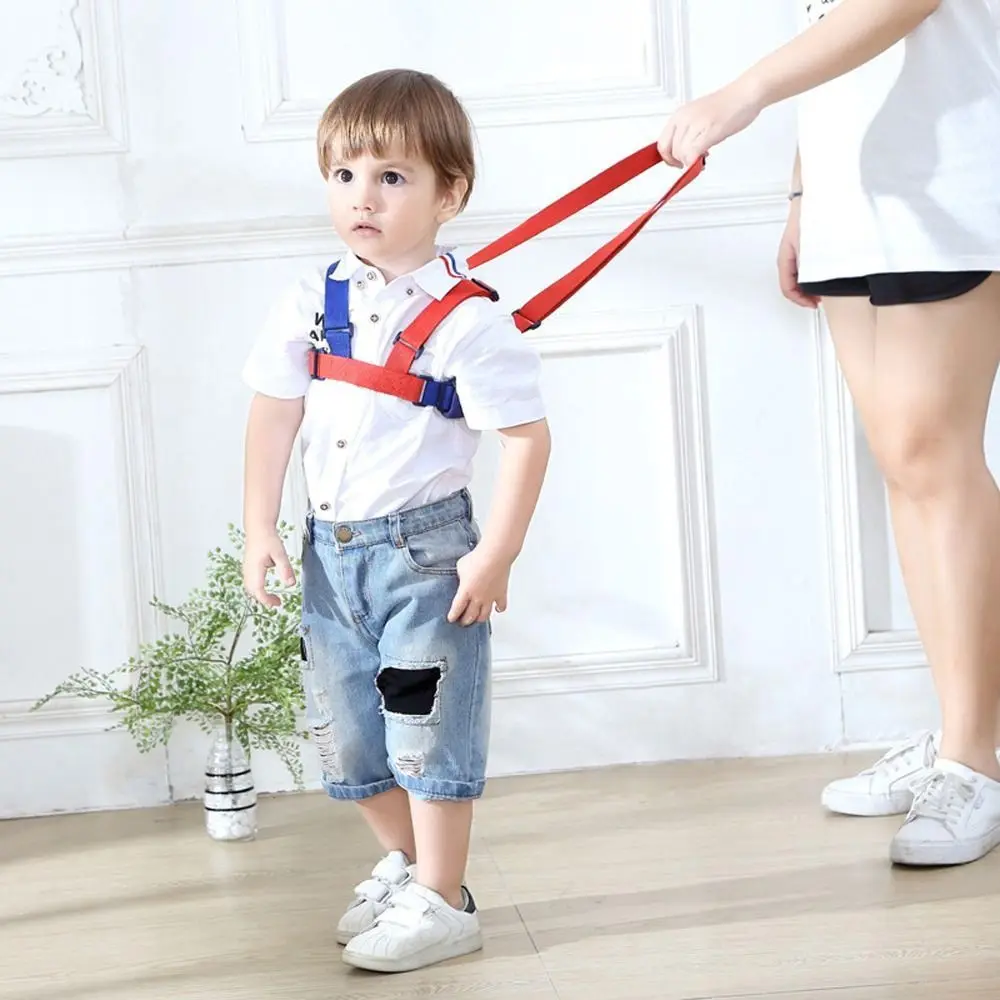 Contrast Color Multi-function Outdoor Toddlers Harness Kids Walker Assistant Strap Child Leashes Baby Walker Safety Helper