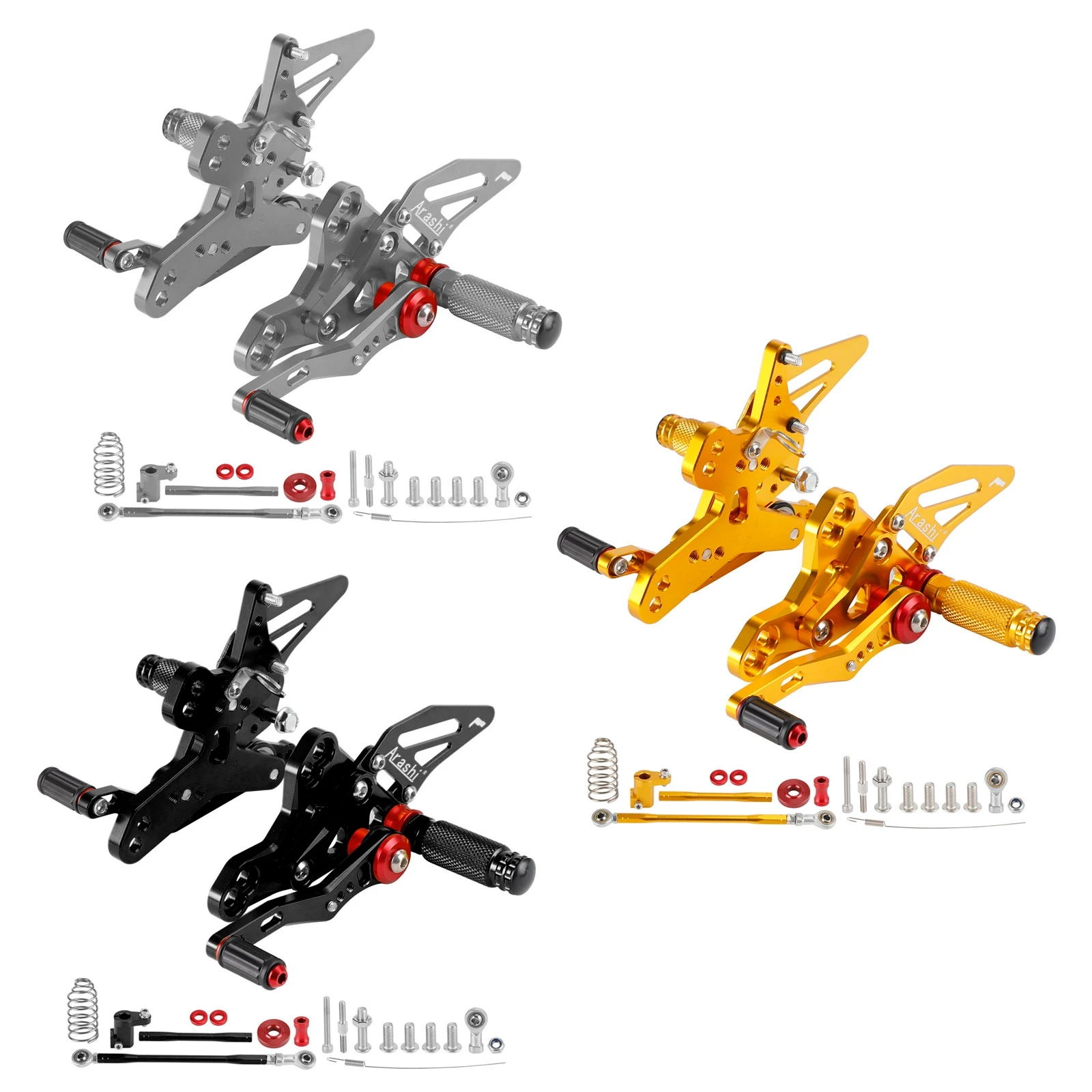 

CNC Adjustable Rearset Rear Set For Honda CB650R CBR600R CBR600F CBR 600 2019 2020 2021 2022 2023