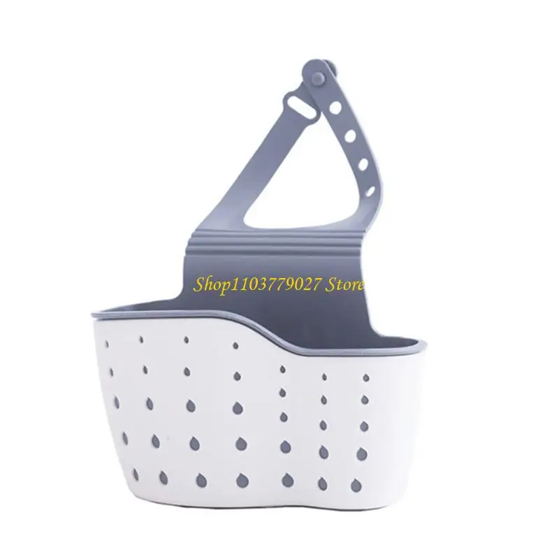 

C4DF Многоцелевая подвесная корзина для кухонной мойки Гигиеническая сливная корзина для кухни и ванной комнаты с регулируемыми