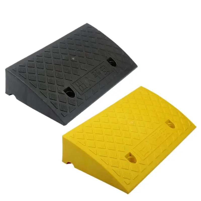 

1pcs Portable Lightweight Curb Ramps PVC Plastic Anti slip Car Wheel Driveway Ramps Heavy Duty Threshold Ramp Automobiles