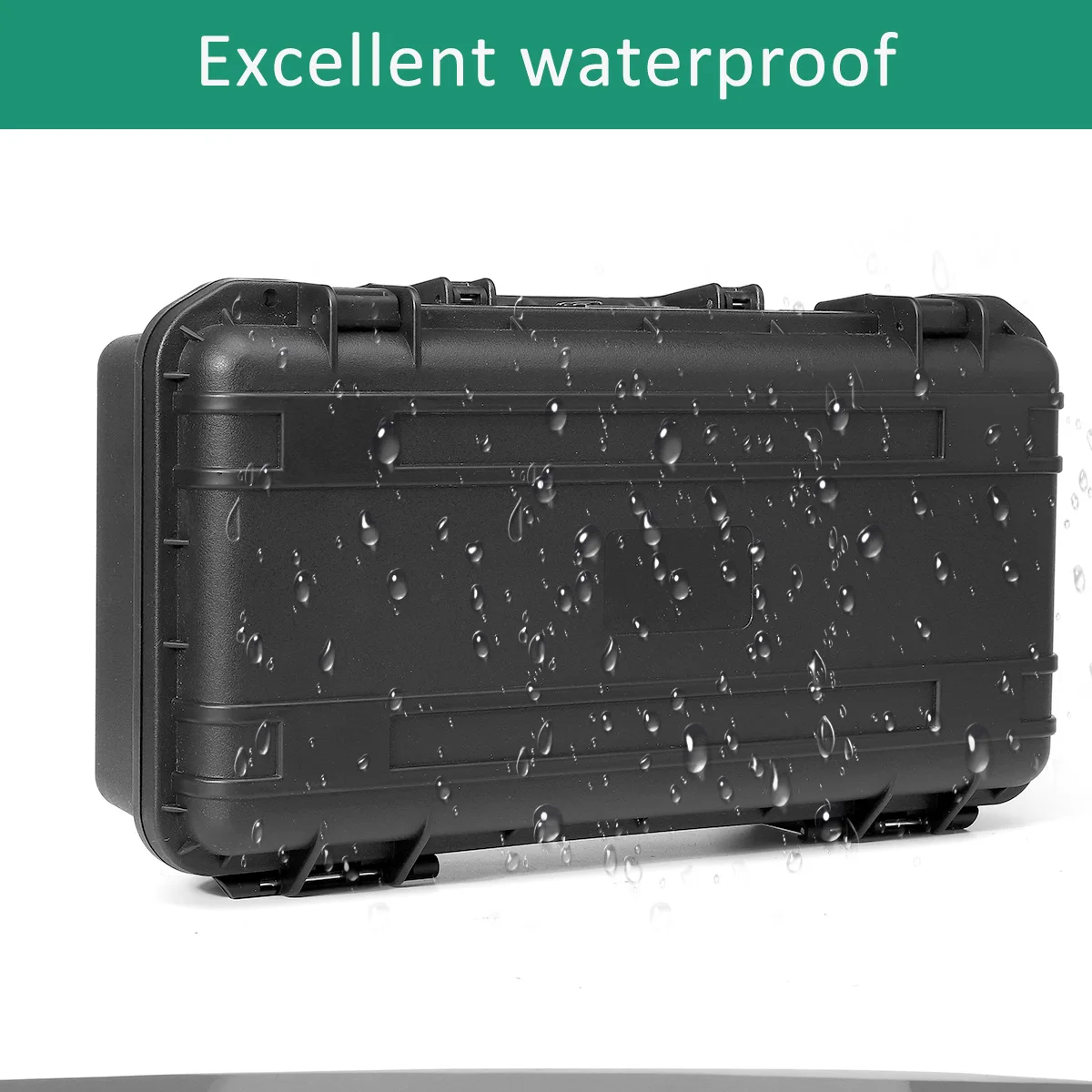 With Sponge Waterproof Protective Safety Instrument Tool Box Shockproof Toolbox Sealed Tool Case Impact Resistant Suitcase