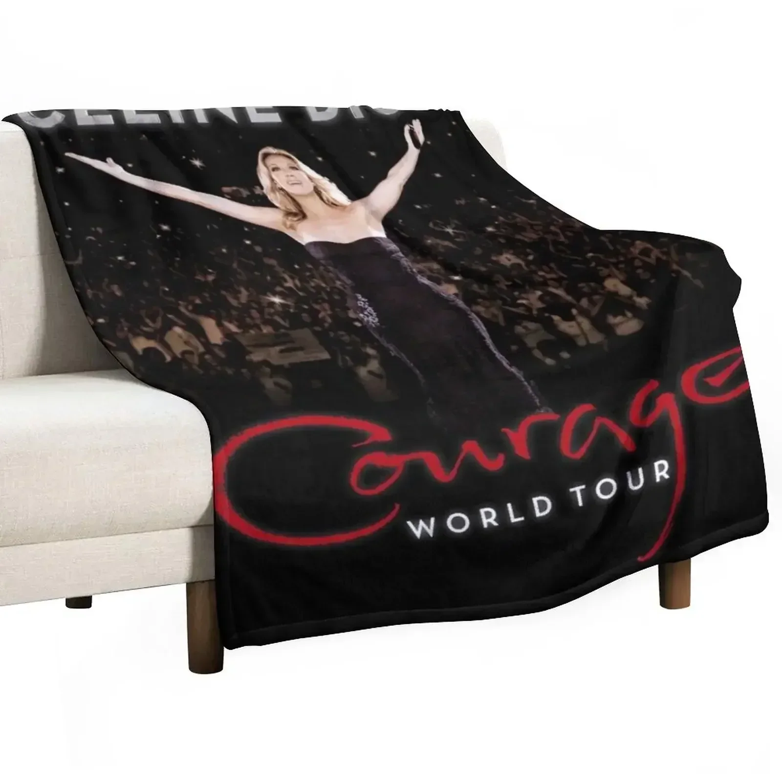 

CD COURAGE World Tour 2019 Throw Blanket Sofa Throw Vintage Single Blankets