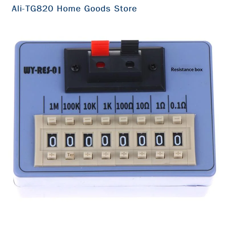 [TG820]WY-RES-01 Resistance Box Pocket Resistance Box, Dial Programming Resistance Box For Electrical Equipment Tool Accessory