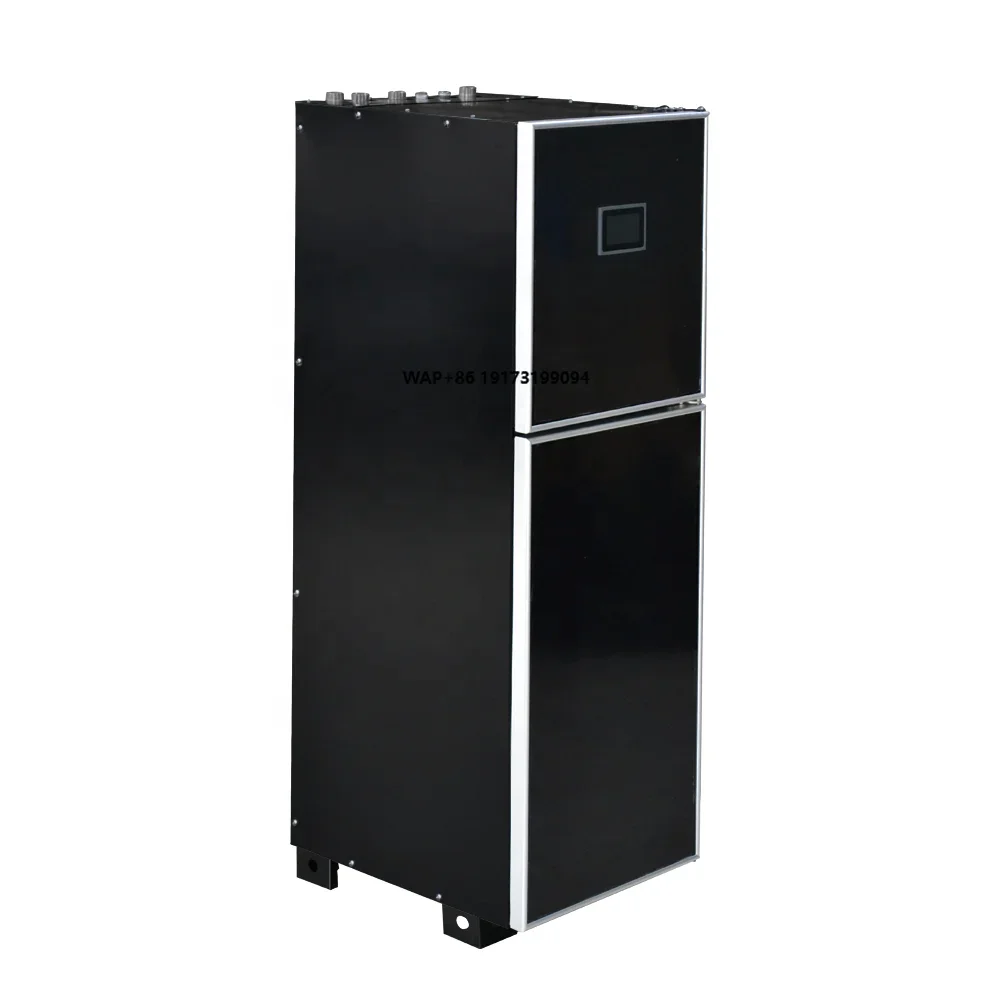 R32 DC Inverter Water to Water Geothermal Heat Pump Heating and Cooling System 6KW with 180L Tank Built-in