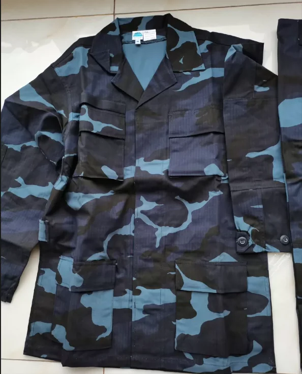 

Ecuador Camouflage Blue Suit Man Include Jacket Pants