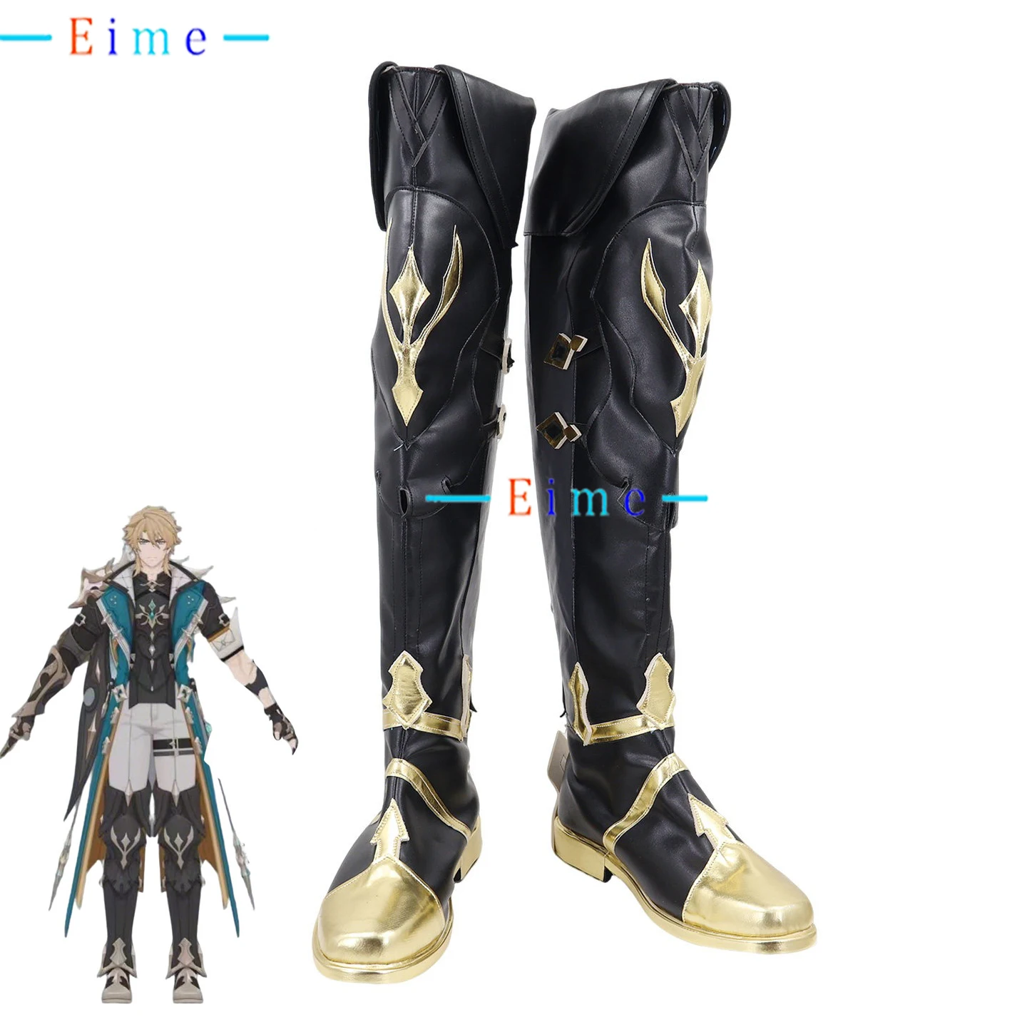 

Обувь для косплея Varka, реквизит для косплея по игре Genshin Impact, карнавальные ботинки на Хэллоуин, обувь из искусственной кожи, аксессуары для аниме, на заказ