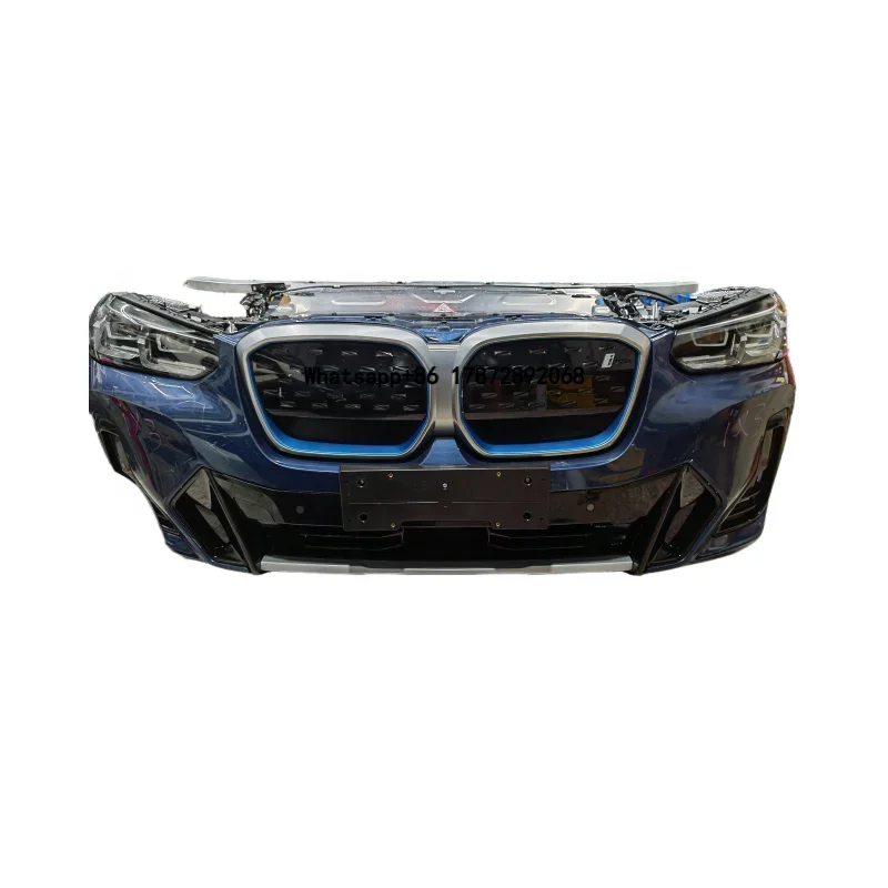 

High Quality for IX3 G01 Front Bumper Assembly with Radiator and Headlights Bolt-On Installation 6-Month Warranty