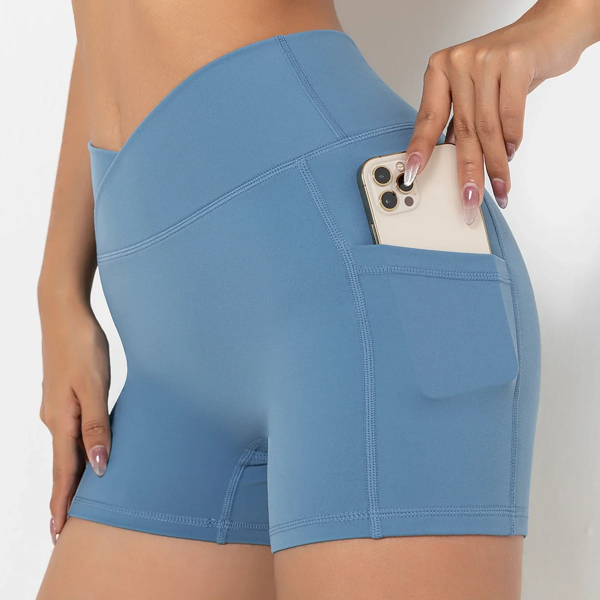 

Women Yoga Shorts High Waist Workout Cycling Shorts Women Sexy Booty Tummy Control Gym Leggings Breathable Running Shorts