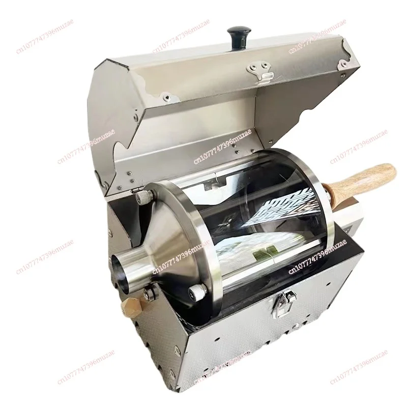 Bean Roaster Electric Dried Fruit Roaster Coffee Roasting Bean Machine Silver Leather Drawing Machine Combination