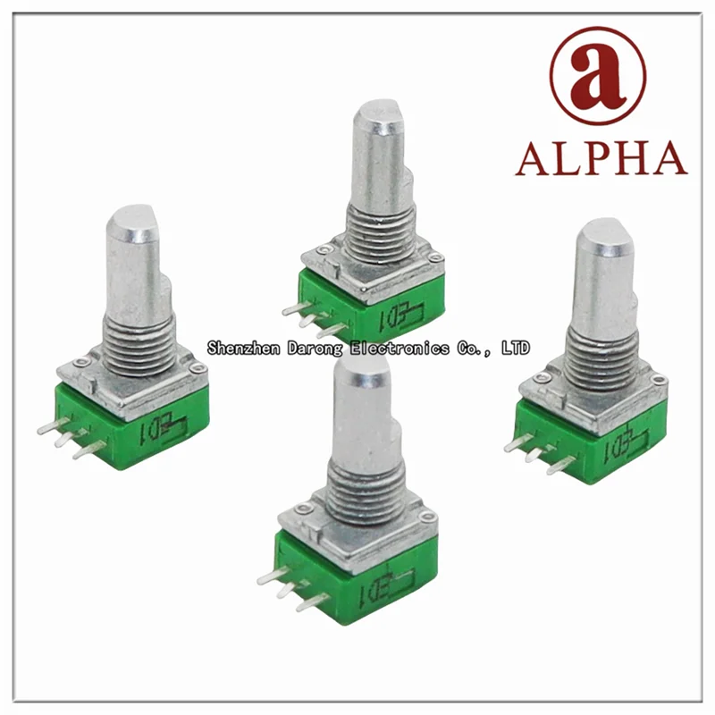 Taiwan aihua ALPHA ALPHA precise RD901F - 20 to 15 kf/B10K/B20K B50K/B100K 15 half shaft horizontal single volume potentiometer