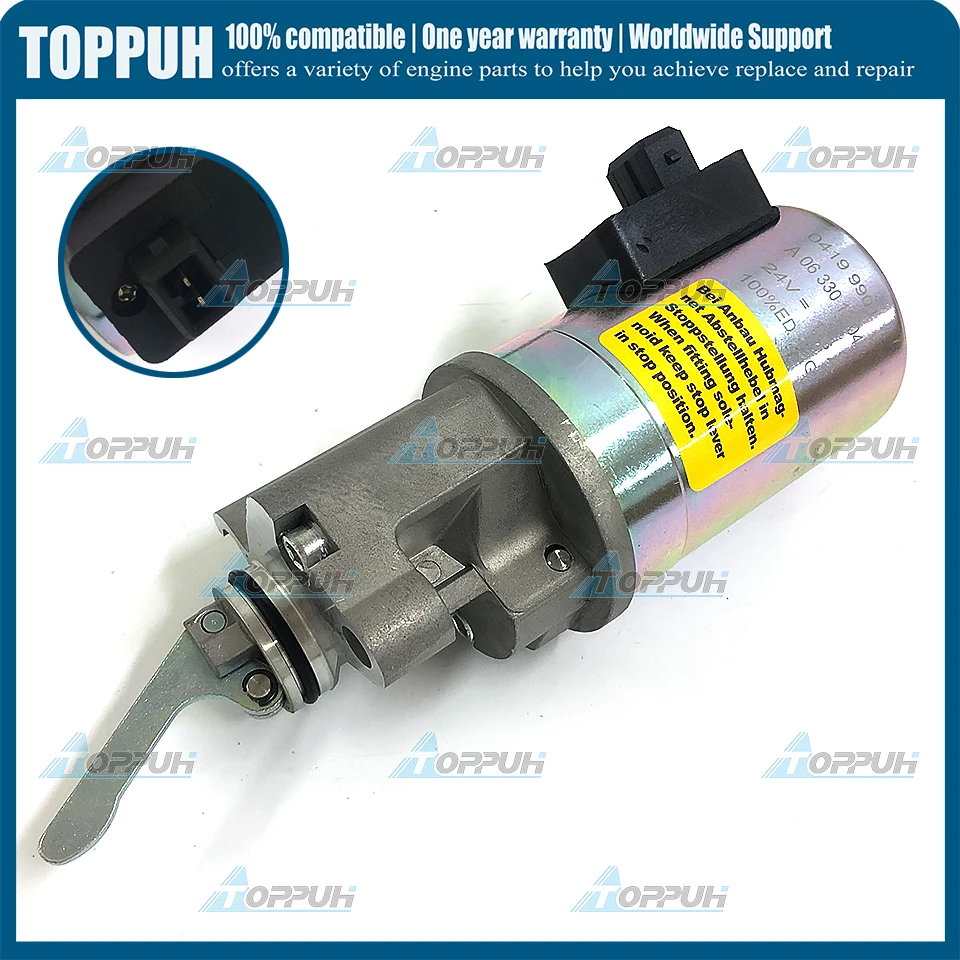 

24V 0419-9901 Fuel Shutdown Device shut off solenoid 04199901 24V Fit for Deutz 1012