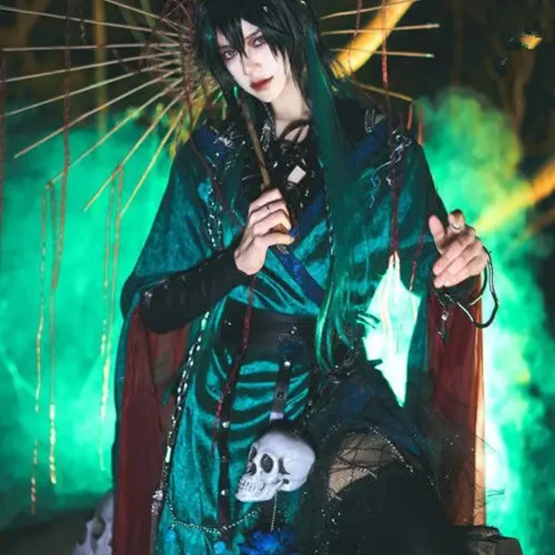 Serie TV cinese tgcf Guan Ci Fang Lian Hua Cheng costume cosplay Qirong Qi Rong Qing d ye Cos vestito Hanfu set completo