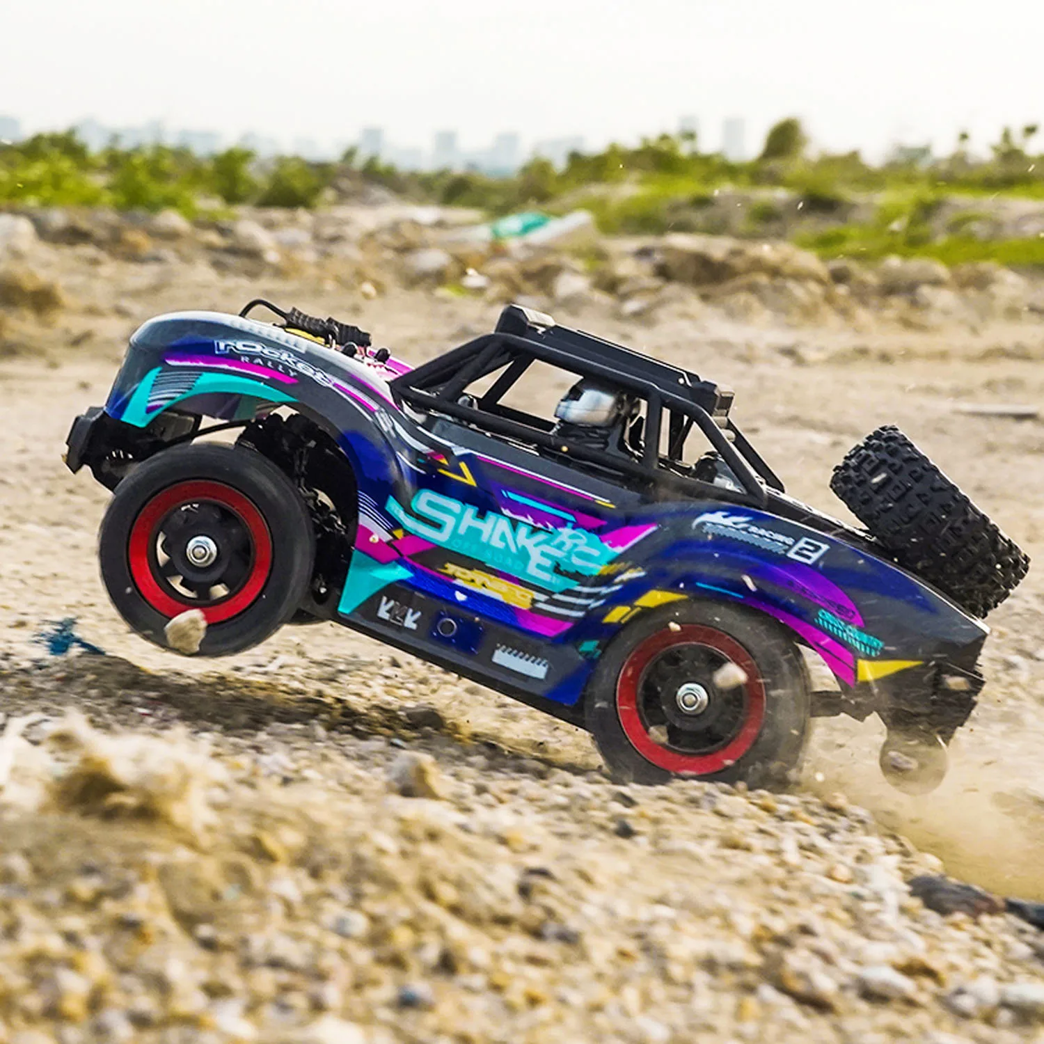 Toy 1/18 JJRC C8820-B 4x4 Radio Control Short Course Truck Off Road RC Car 25A Brushed ESC 380 Motor 31KM/H Metal Transmission - Image 4