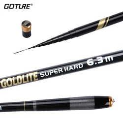 Goture GOLDLITE Ultra-Light Carbon Stream Hand Telescopic Fishing Rod 2/8 Power Feeder Carp Fishing Rod 3.6M 4.5M 5.4M 6.3M 7.2M