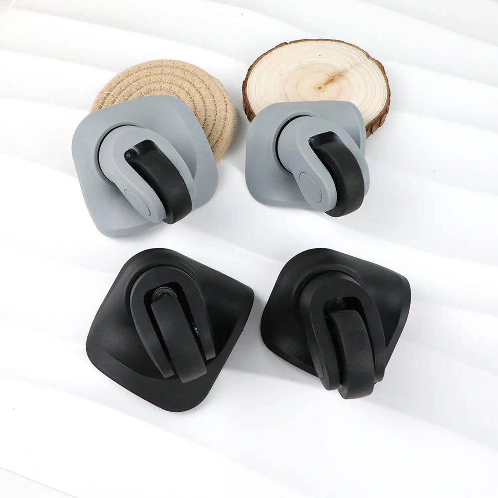Hot 1 Pair Suitcase Wheels Replacement Travel Suitcase Wheels Repair Hand Spinner Caster Black Grey Luggage Wheel Spare Parts